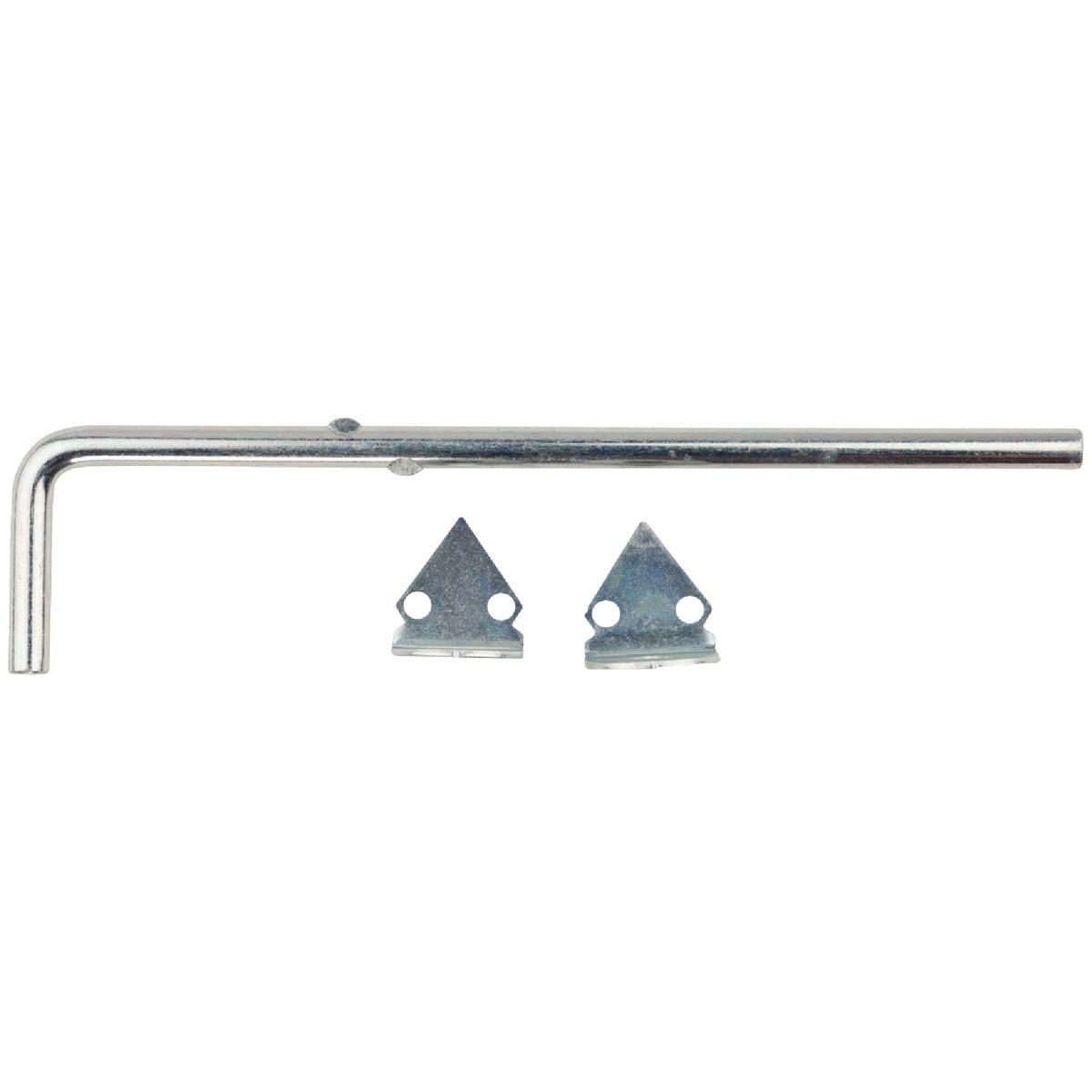 National Hardware 12 In. L. x 1/2 In. Dia. Zinc Plated Steel Cane Bolt Image 4