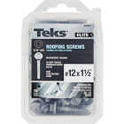 Teks Elite #12 x 1-1/2 In. Hex Washer Head Drill Point Metal to Wood Roofing Screw (75-Count) Image 4