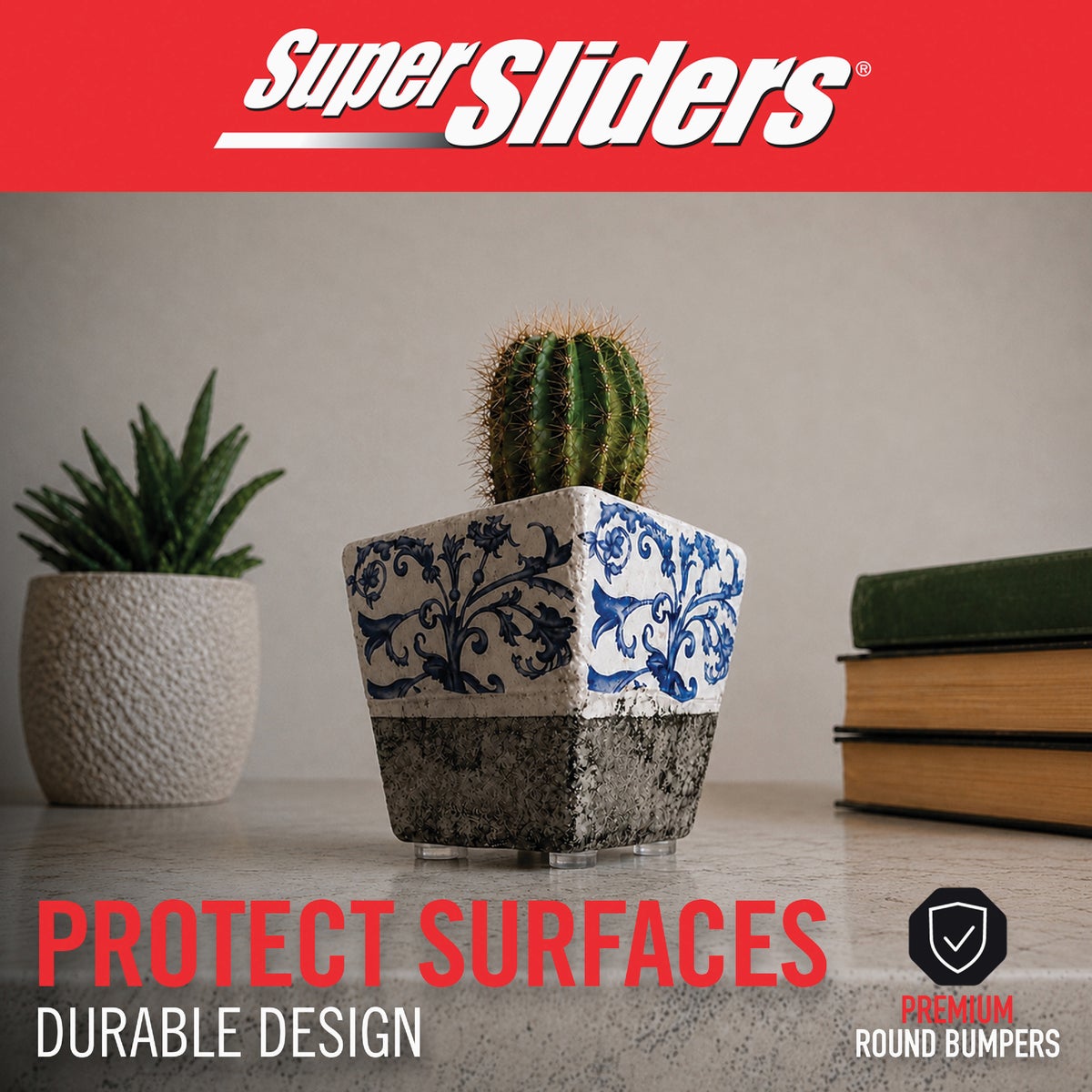 Super Sliders Furniture Wall Bumper Variety Assortment (80-Pack) Image 5