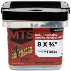 Big Timber #8 x 3/4 In. Modified Truss Head Drill Point Metal Screw (1 Lb.) Image 1