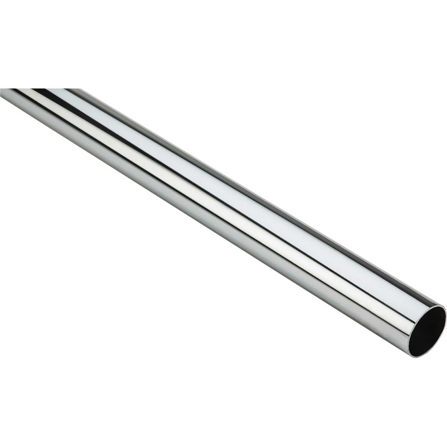 Stanley Home Designs 6 Ft. x 1-5/16 In. Cut-to-Length Closet Rod, Chrome Image 1