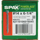 SPAX #14 x 6-1/4 In. T30 Plus Cylindrical Head HCR Wirox (Interior) Truss Screw (50-Count) Image 4