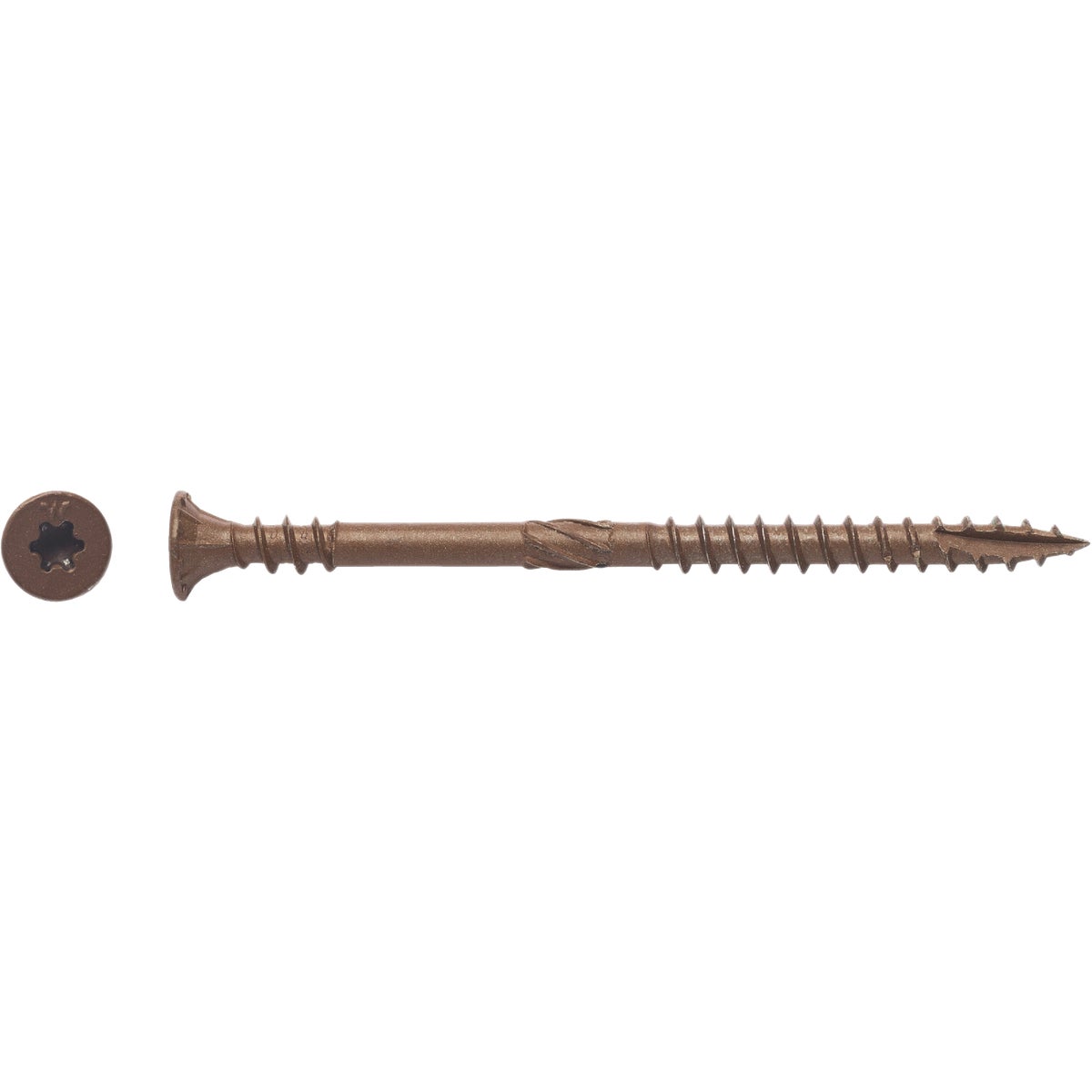 Big Timber #10 x 3-1/8 In. Star Drive Flat Head Soft Wood Screws (350-Count) Image 2