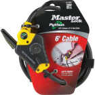 Master Lock Python 6 Ft. x 3/8 In. Adjustable Locking Cable Image 1