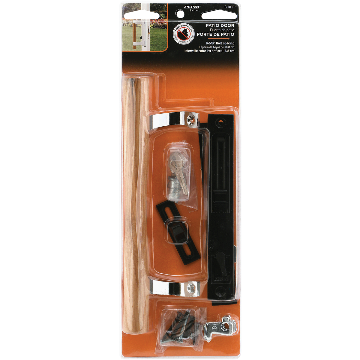 Prime-Line Flush Mount Hook Sliding Patio Door Handle Set Image 2