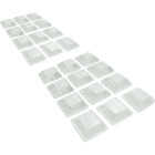 Super Sliders Gorilla Glue 3/4 In. Square Clear Furniture Wall Bumpers (24-Pack) Image 8