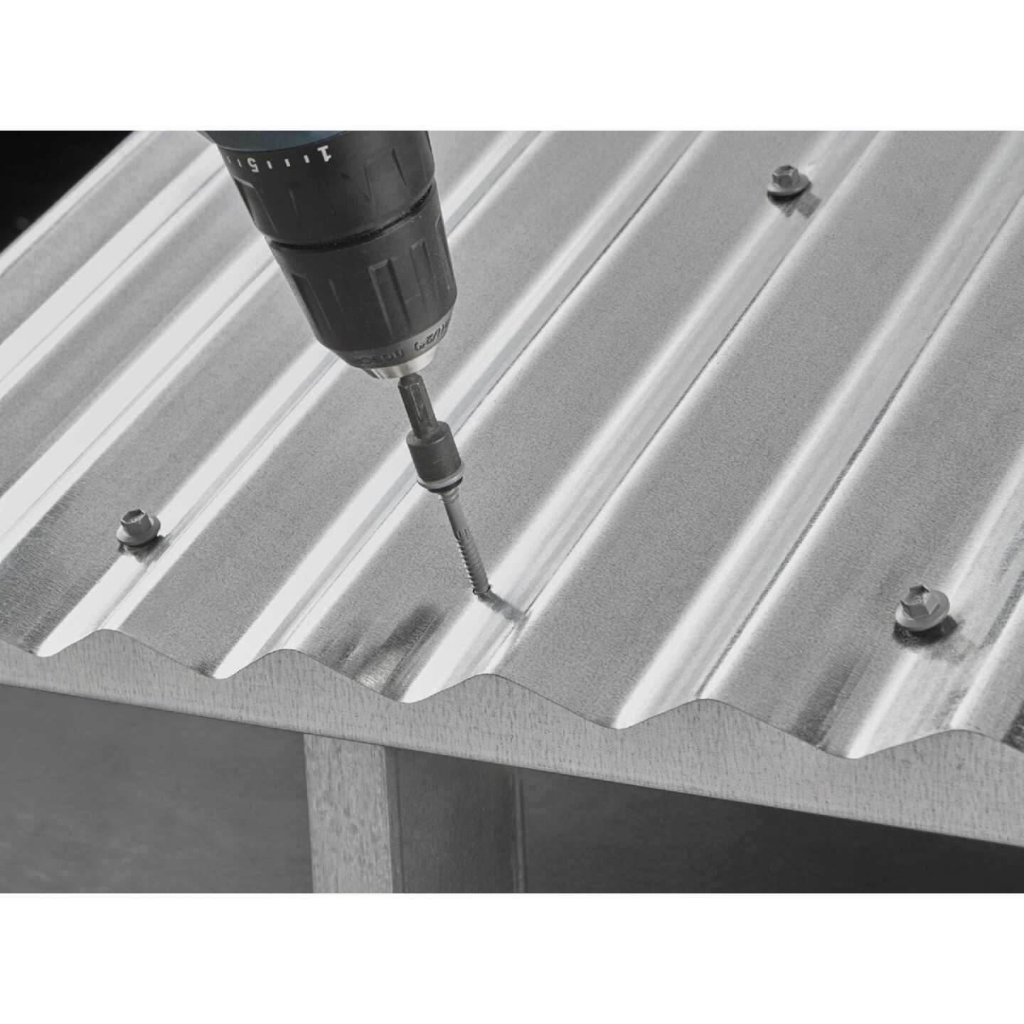 Teks Elite #12 x 1-1/2 In. Hex Washer Head Drill Point Metal to Wood Roofing Screw (225-Count) Image 2