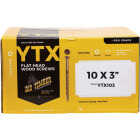 Big Timber #10 x 3 In. Yellow Zinc Star Drive Flat Head Wood Screw, Bulk Image 1
