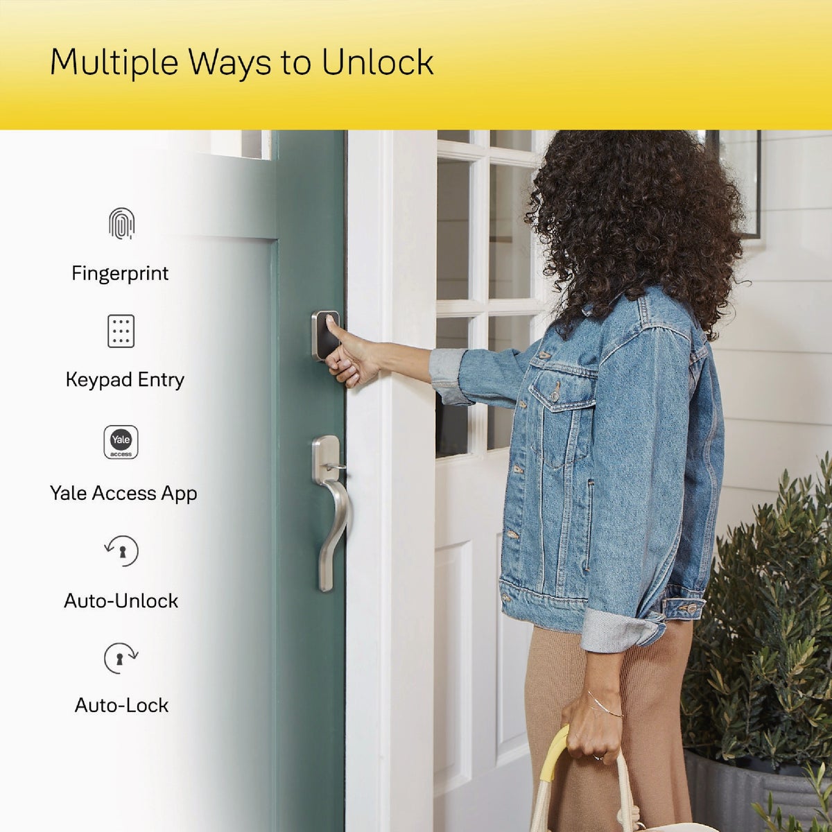 Yale Assure Satin Nickel Electronic Lock Touch Keypad Deadbolt with WiFi Image 3