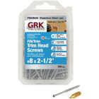 GRK #8 x 2-1/2 In. Star Drive Stainless Steel Trim Screw (100-Count) Image 1