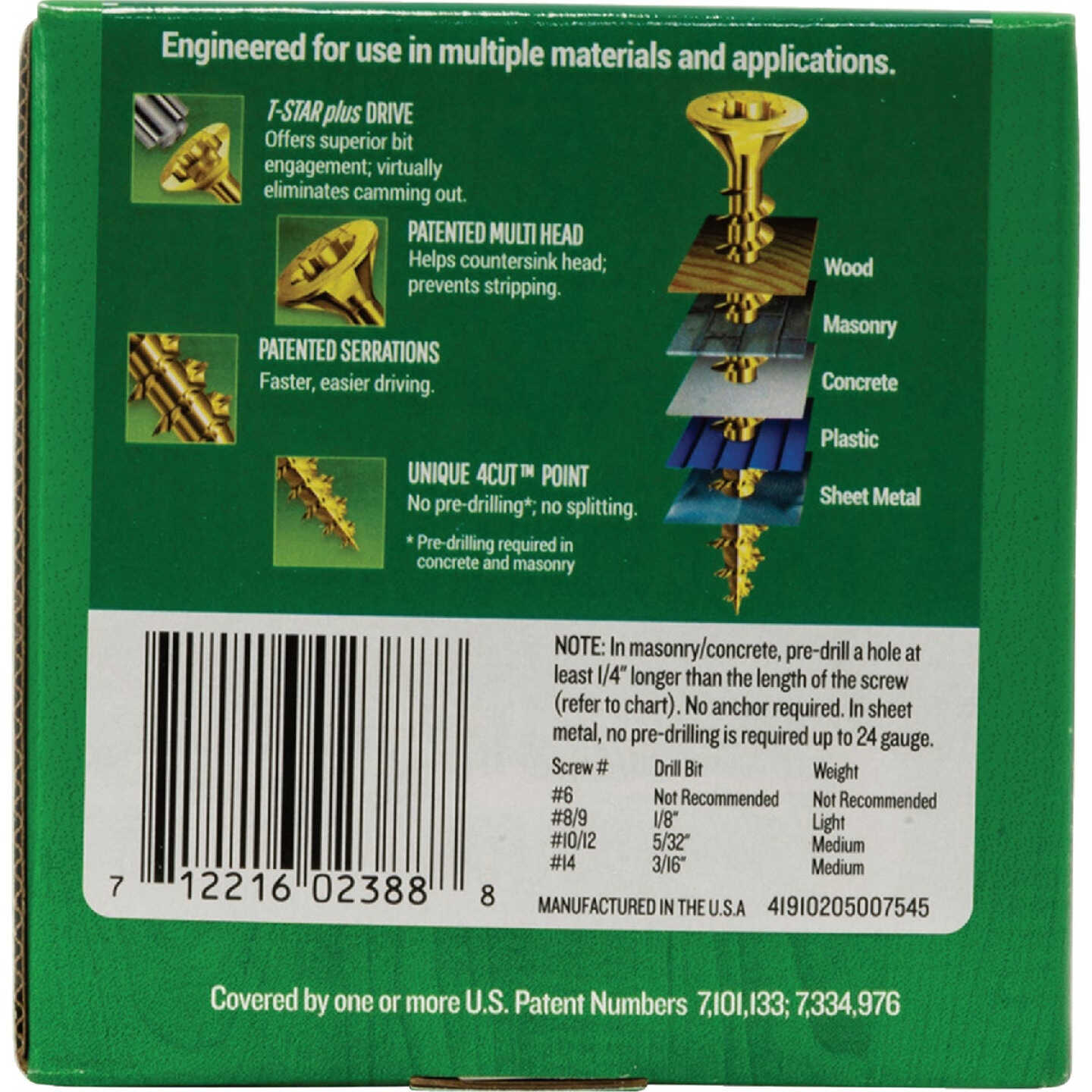 SPAX #10 x 3 In. T20 Plus Flat Head Yellow Zinc (Interior) Wood Screw (200-Count) Image 5