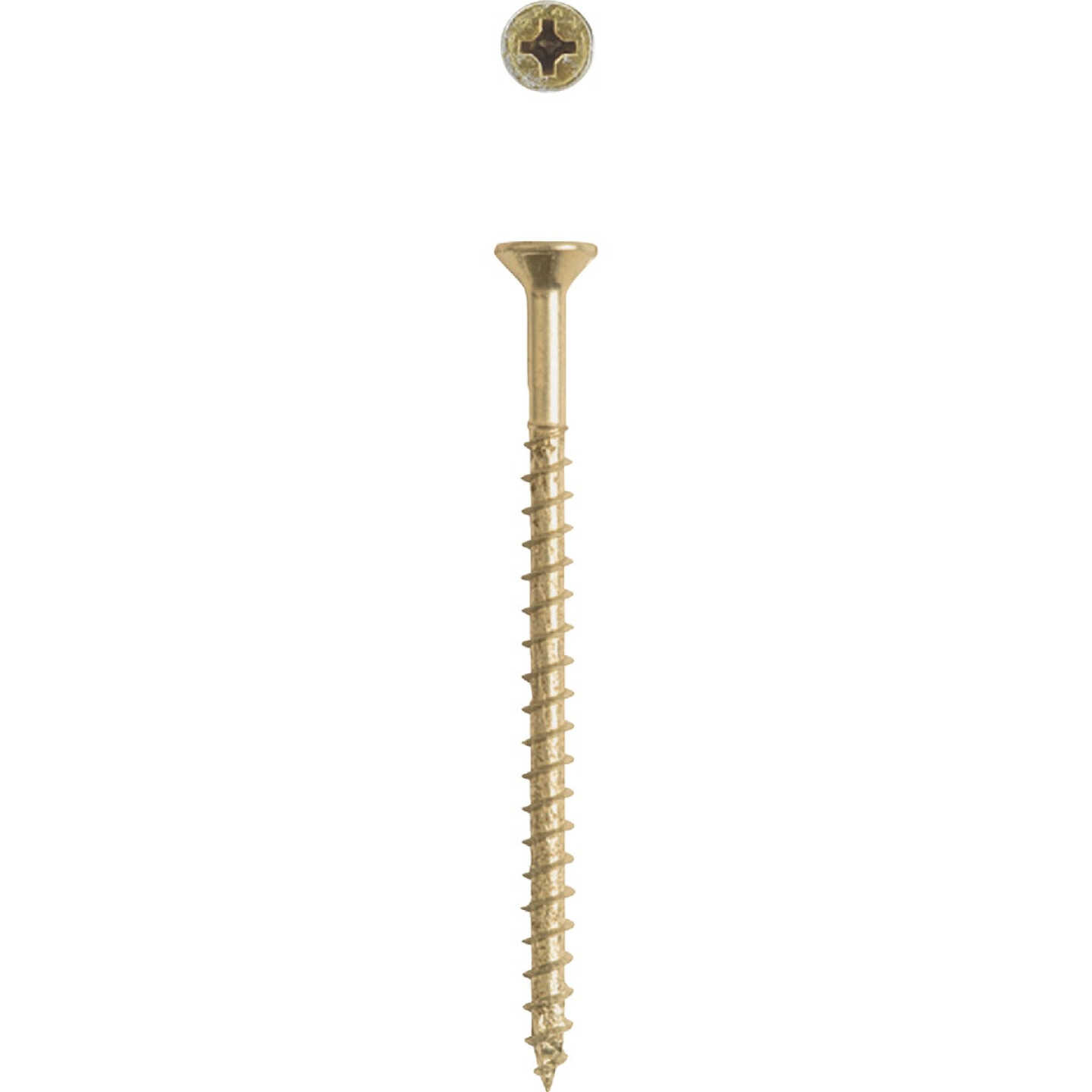 SPAX #10 x 3 In. T20 Plus Flat Head Yellow Zinc (Interior) Wood Screw (200-Count) Image 1
