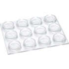 Super Sliders Gorilla Glue 1/2 In. Round Clear Furniture Wall Bumpers (12-Pack) Image 5