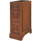 Sunny Wood Cambrian Cherry 12 In. W x 34 In. H x 21 In. D Vanity Base, 3 Drawer Image 1