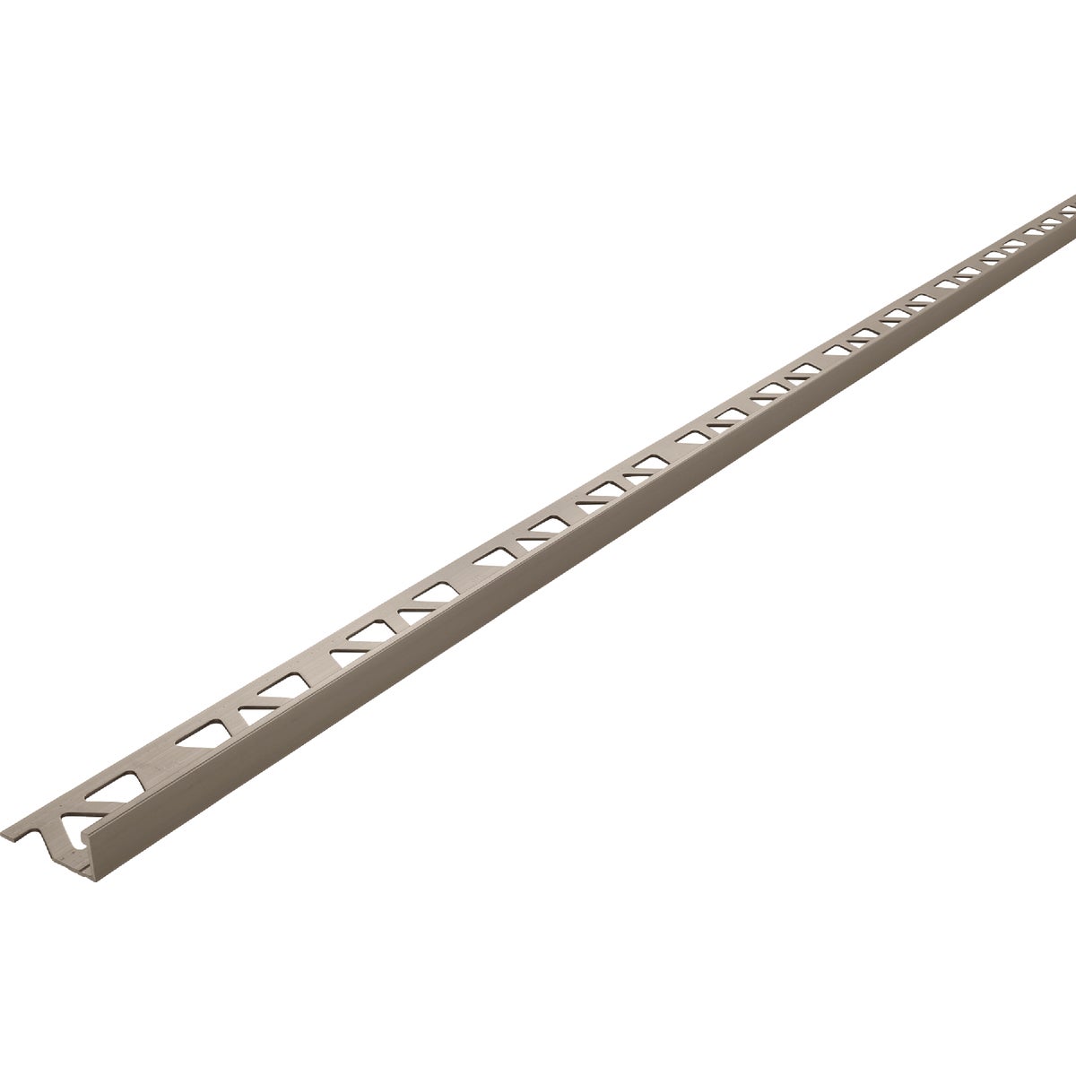 M-D Building Products 3/8 In. x 96 In. Pewter Aluminum Tile Edge
