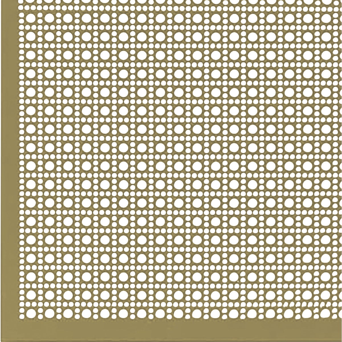 M-D Building Products 36 In. x 36 In. x .020 In. Brass Aluminum Sheet Lincane Image 1