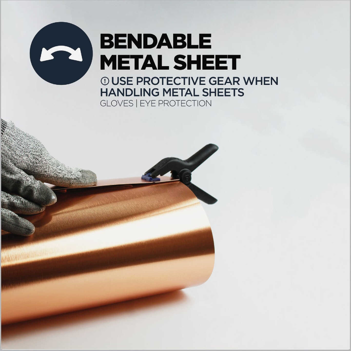 M-D Building Products 36 In. x 36 In. x .020 In. Brass Aluminum Sheet Lincane Image 3