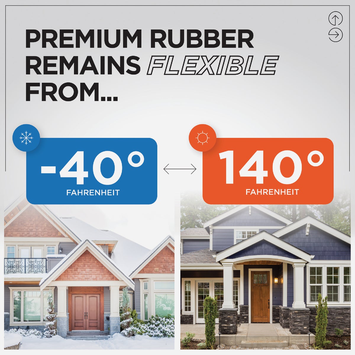 M-D Building Products 84 In. Premium Rubber PLATINUM Top and Sides Door Seal for Doors with Kerf/Channel, White Image 7