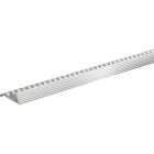 Frost King Silver Fluted 1-3/8 In. x 6 Ft. Carpet Clampdown with Teeth Image 1
