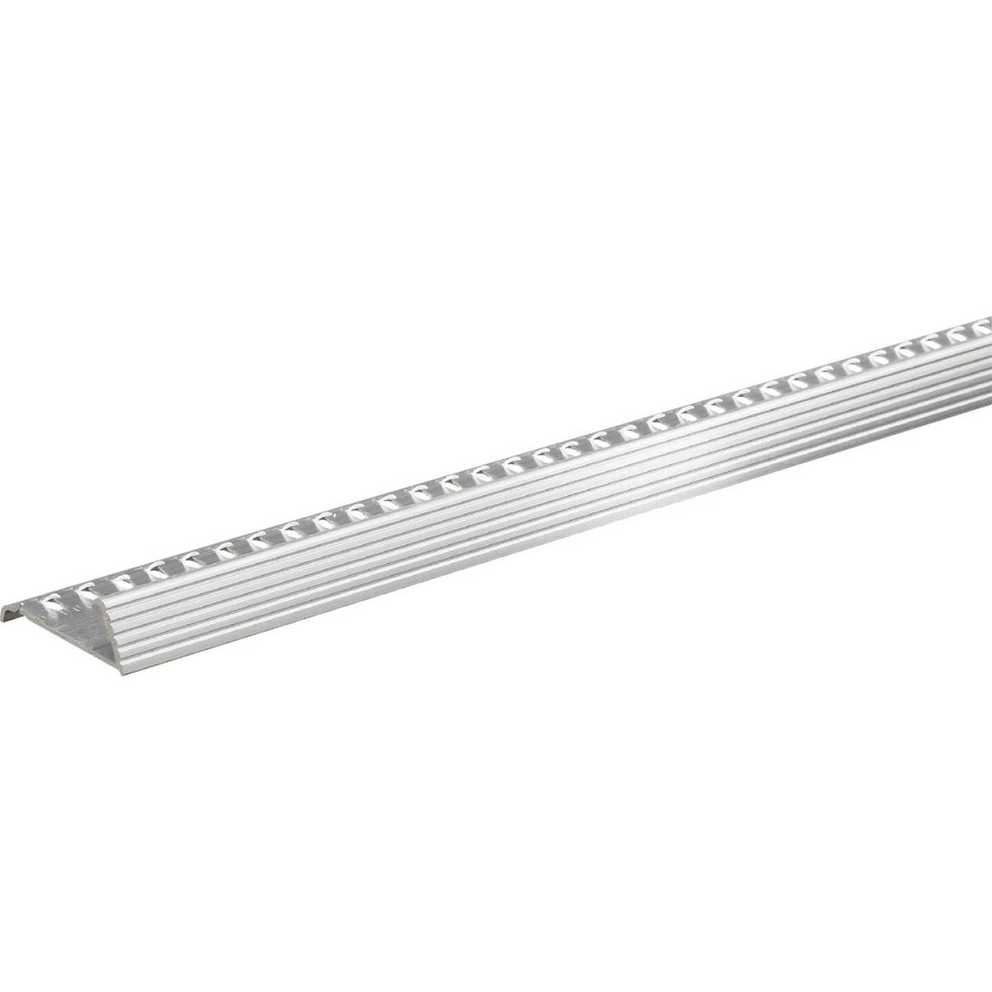Frost King Silver Fluted 1-3/8 In. x 6 Ft. Carpet Clampdown with Teeth Image 1