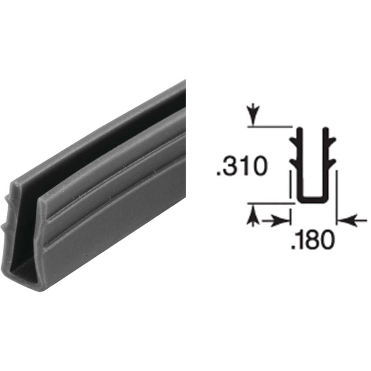 Prime Line 1/4 In. Glass Glazing Channel Image 1