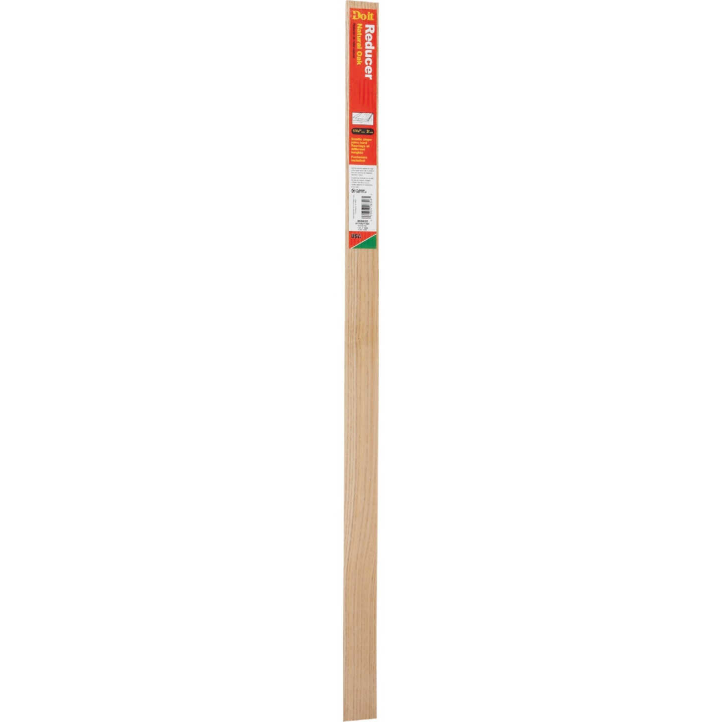 Frost King Unfinished Oak 1-3/4 In. x 36 In. Hardwood Reducer Floor Transition Image 2
