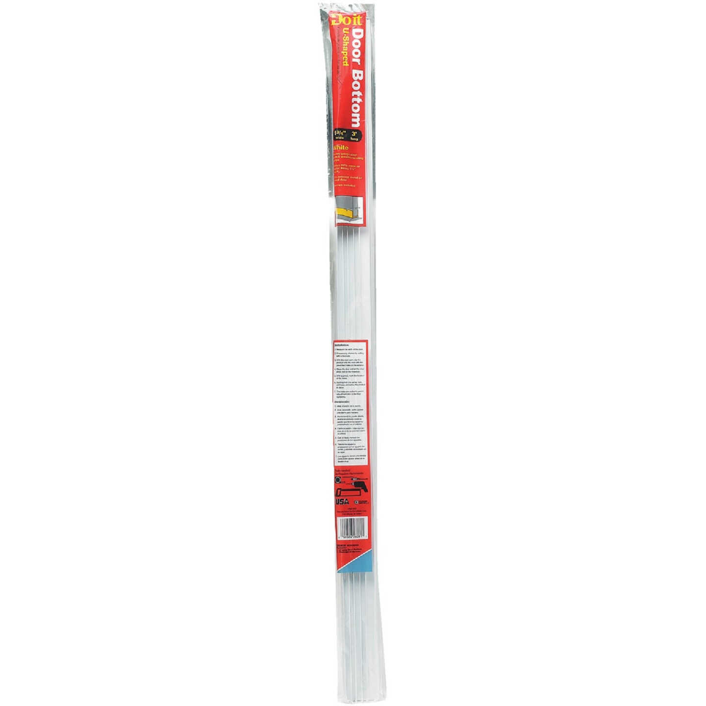 Frost King 1.75 In. W. x 1.75 In. H. x 36 In. L. White Vinyl Door Bottom for 1-3/4 In. Door Image 2