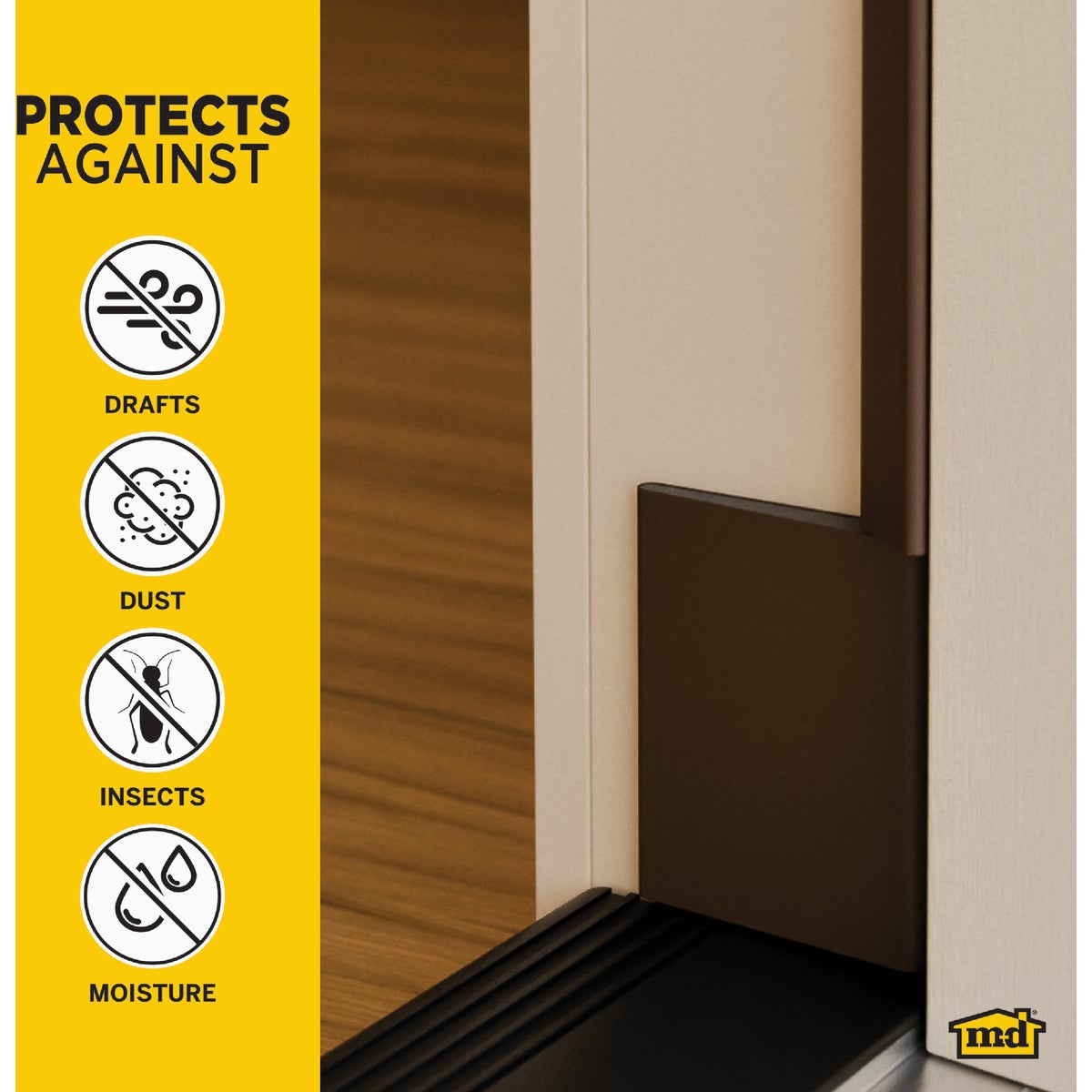 M-D Building Products Brown Door Corner Seal for Interior & Exterior Doors Image 5