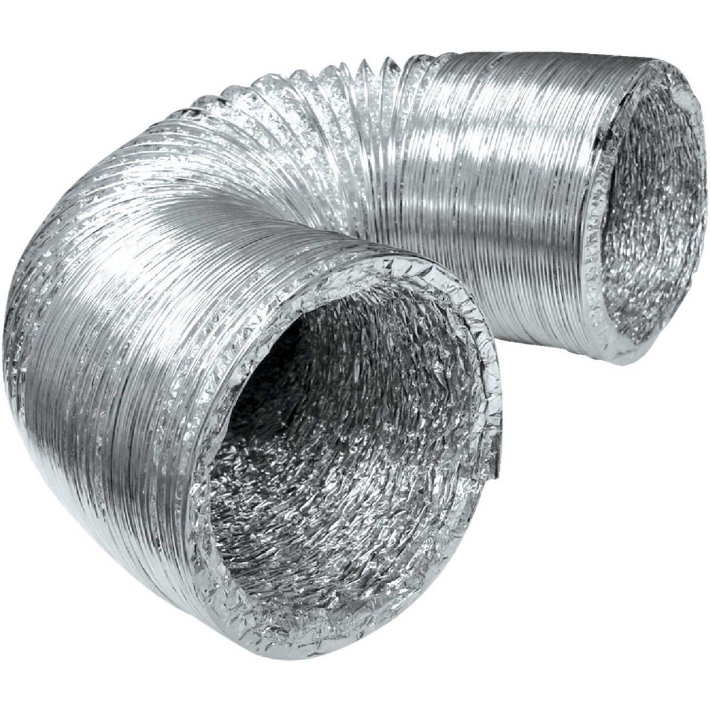 Lambro 4 In. x 8 Ft. Clothes Dryer Transition Foil Flex Duct Image 1