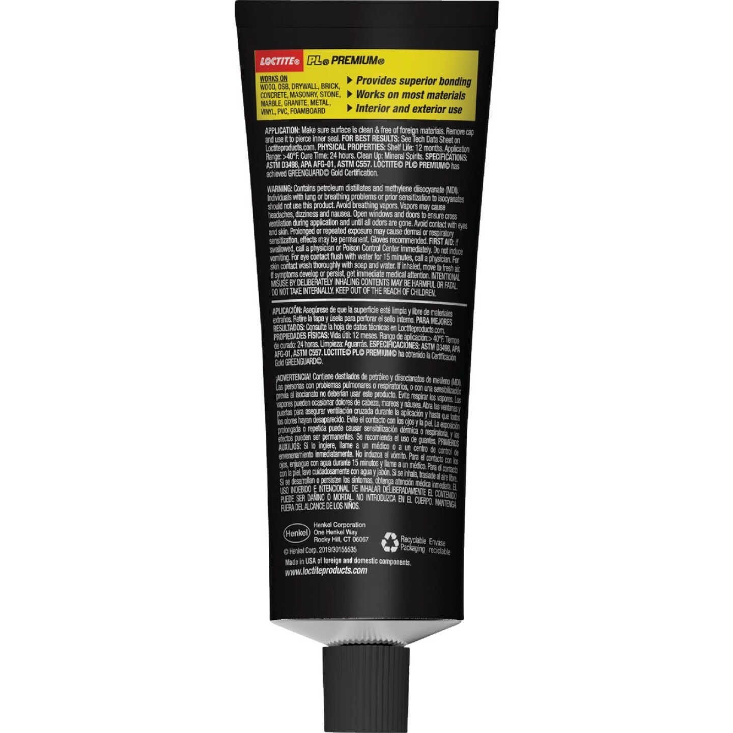 LOCTITE PL Premium 4 Oz. Polyurethane Construction Adhesive Image 6