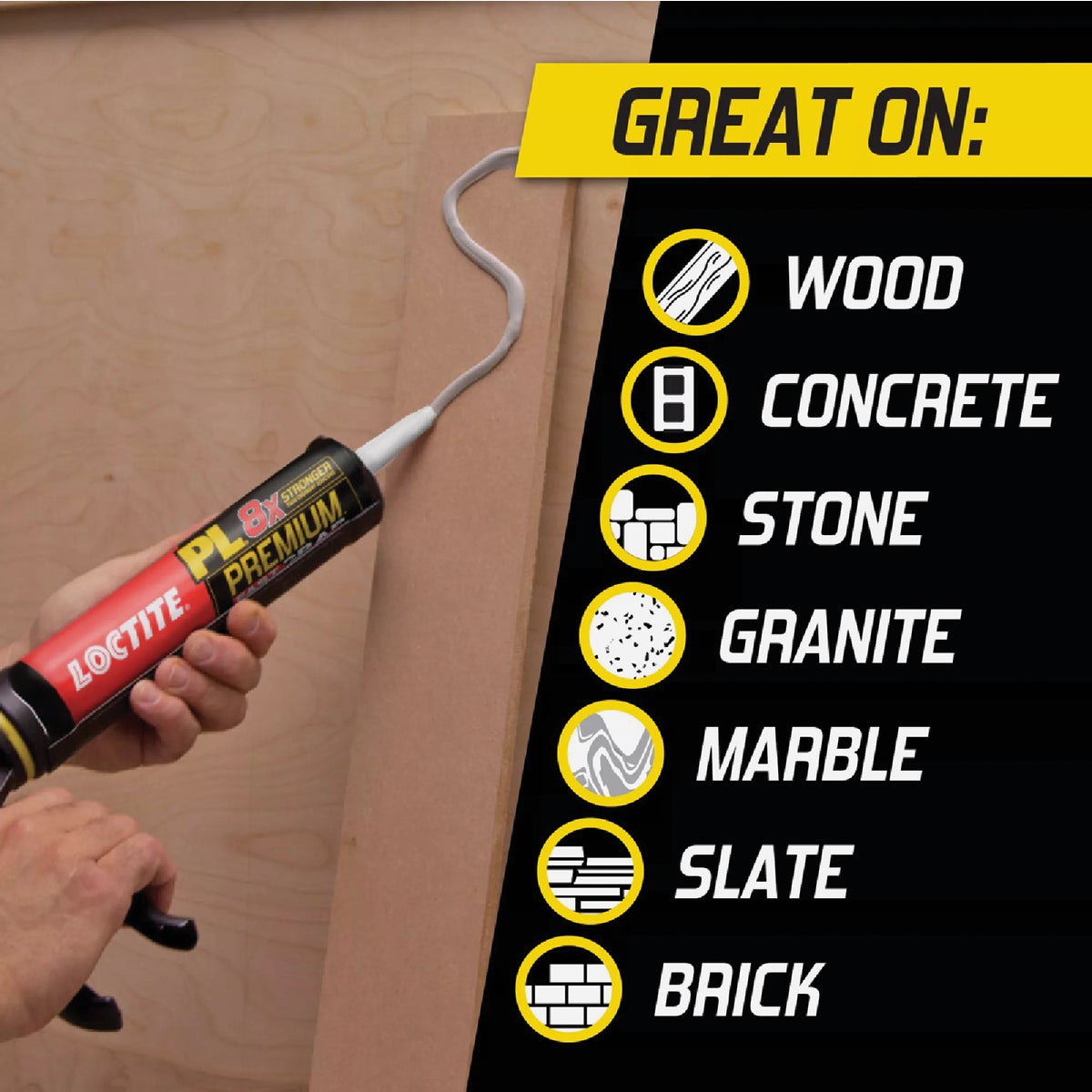 LOCTITE PL Premium 10 Oz. Fast Grab Construction Adhesive Image 5