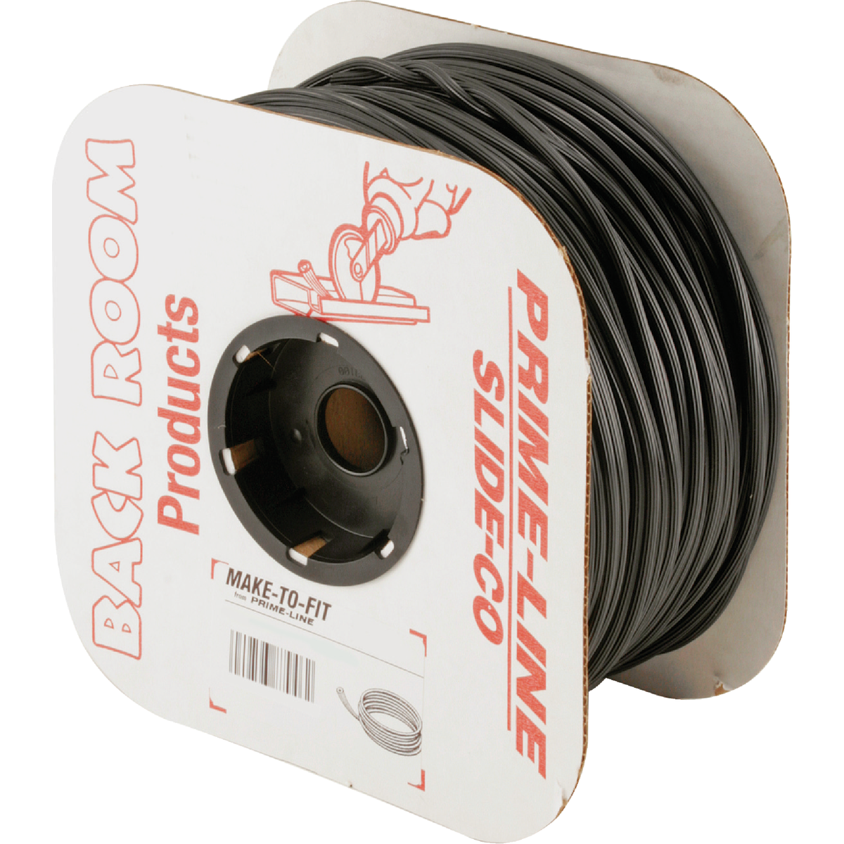 Prime-Line 0.175 In. Dia. x 500 Ft. L. Black Vinyl Screen Retainer Spline Image 1