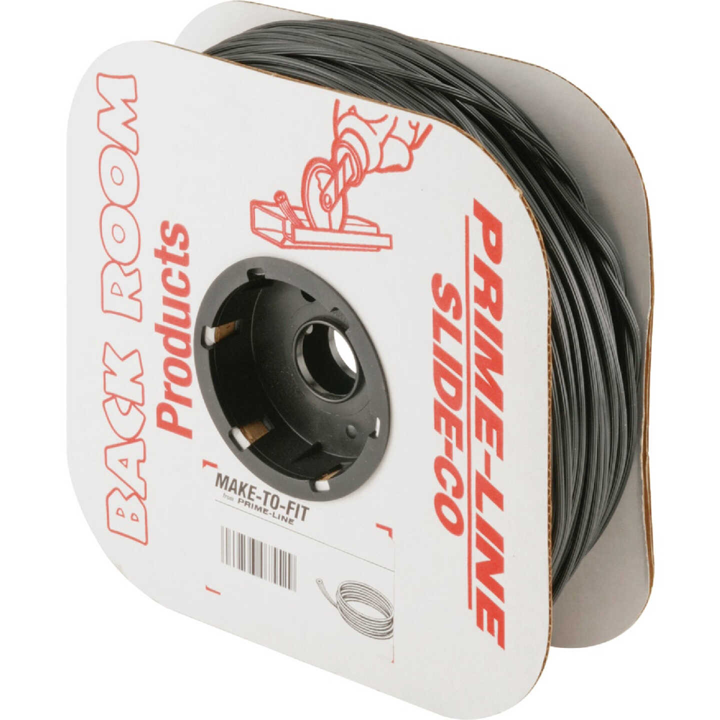 Prime-Line 0.210 In. Dia. x 250 Ft. L. Black Vinyl Screen Retainer Spline Image 1