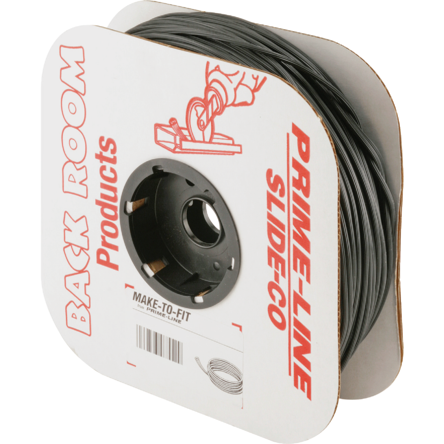 Prime-Line 0.210 In. Dia. x 250 Ft. L. Black Vinyl Screen Retainer Spline Image 1