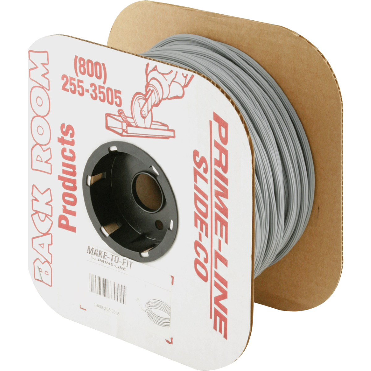 Prime-Line 0.175 In. Dia. x 500 Ft. L. Gray Vinyl Screen Retainer Spline Image 1