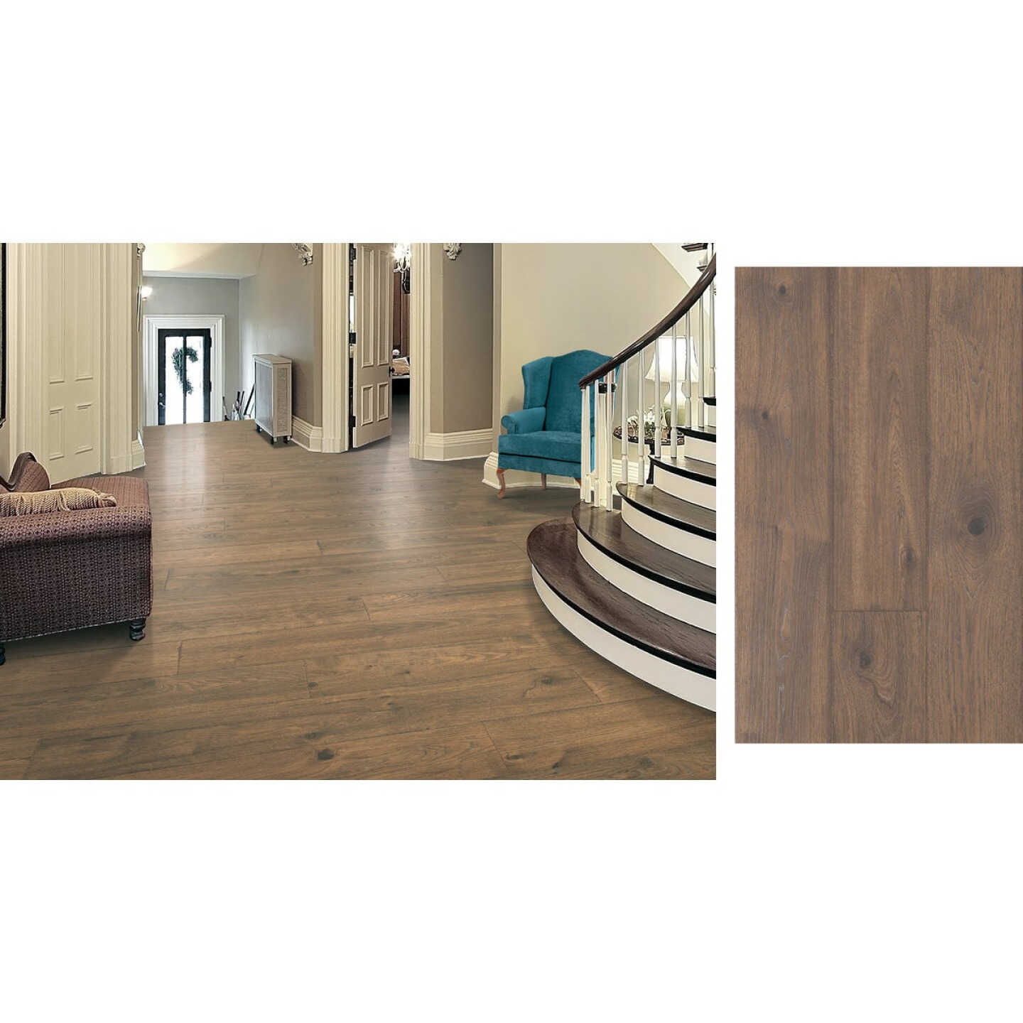 Mohawk RevWood Plus Elderwood Bungalow Oak 7-1/2 In. W x 54-11/32 In. L Laminate Flooring (16.98 Sq. Ft./Case) Image 1