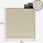 M-D Building Products 36 In. x 36 In. x .020 In. Brass Aluminum Sheet Union Jack Image 2