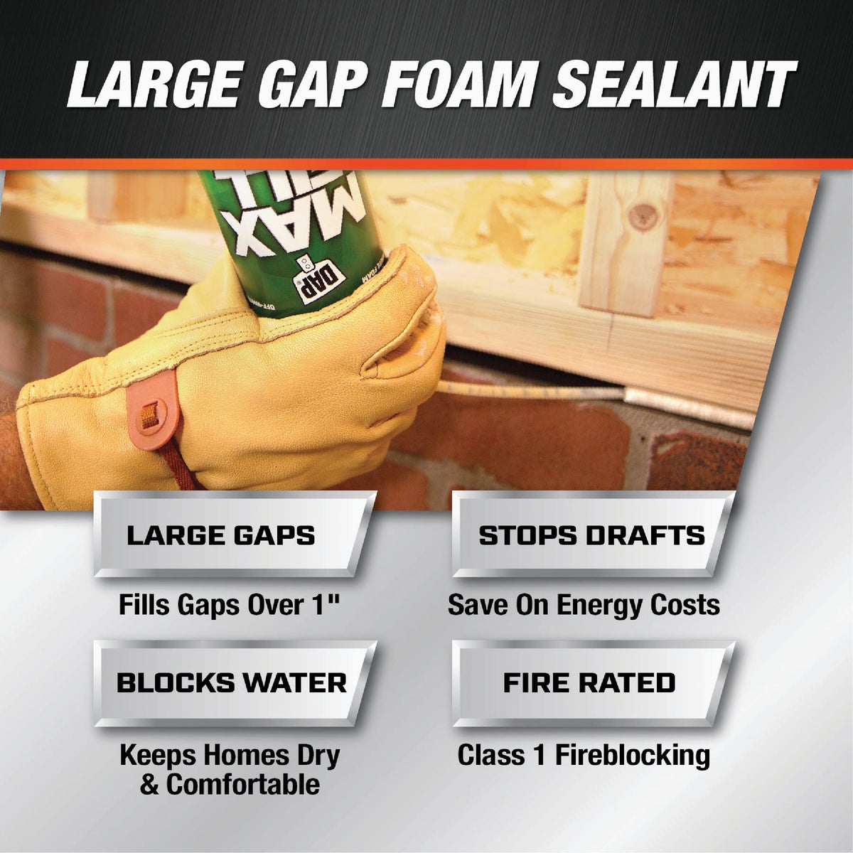 DAP Max Fill 12 Oz. Triple Expanding Foam Sealant Image 3