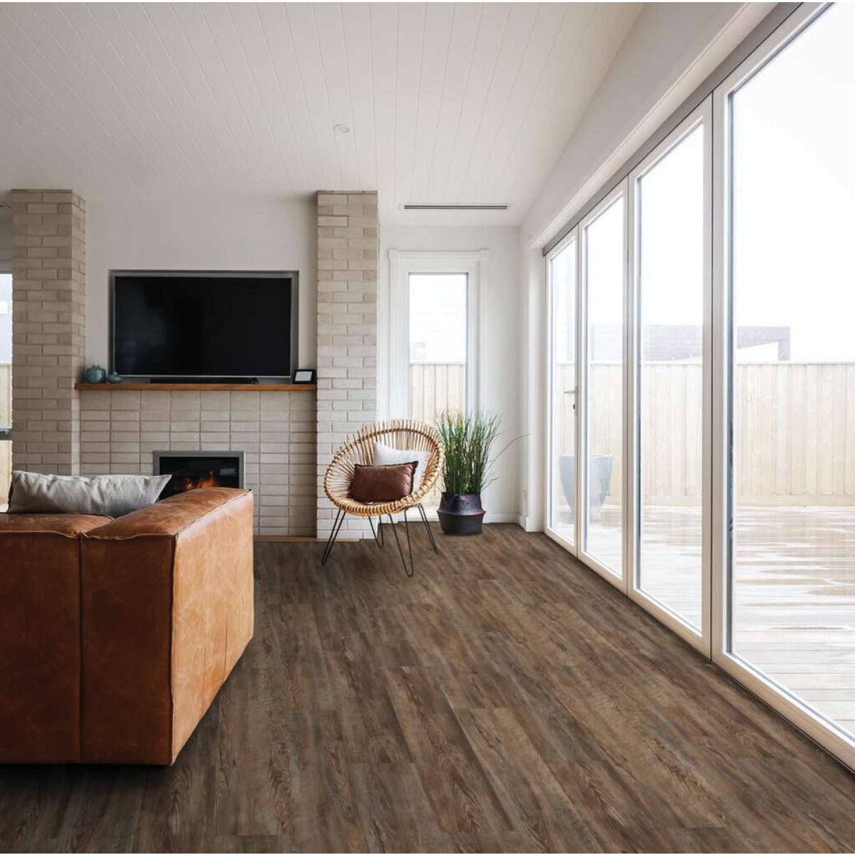 Array Prime Plank Tattered Barnboard 7 In. W x 48 In. L Vinyl Floor Plank (51.33 Sq Ft/Case) Image 3