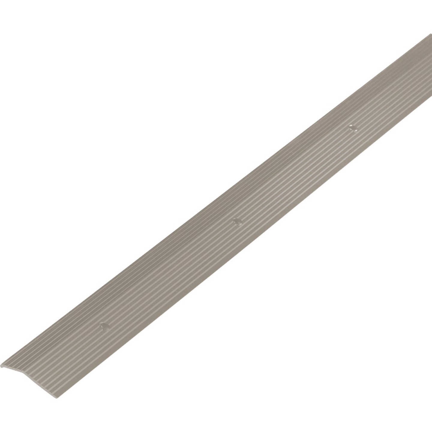 M-D Building Products 1-3/8 In. X 72 In. Pewter Aluminum Carpet Trim with Screw Nails Image 1