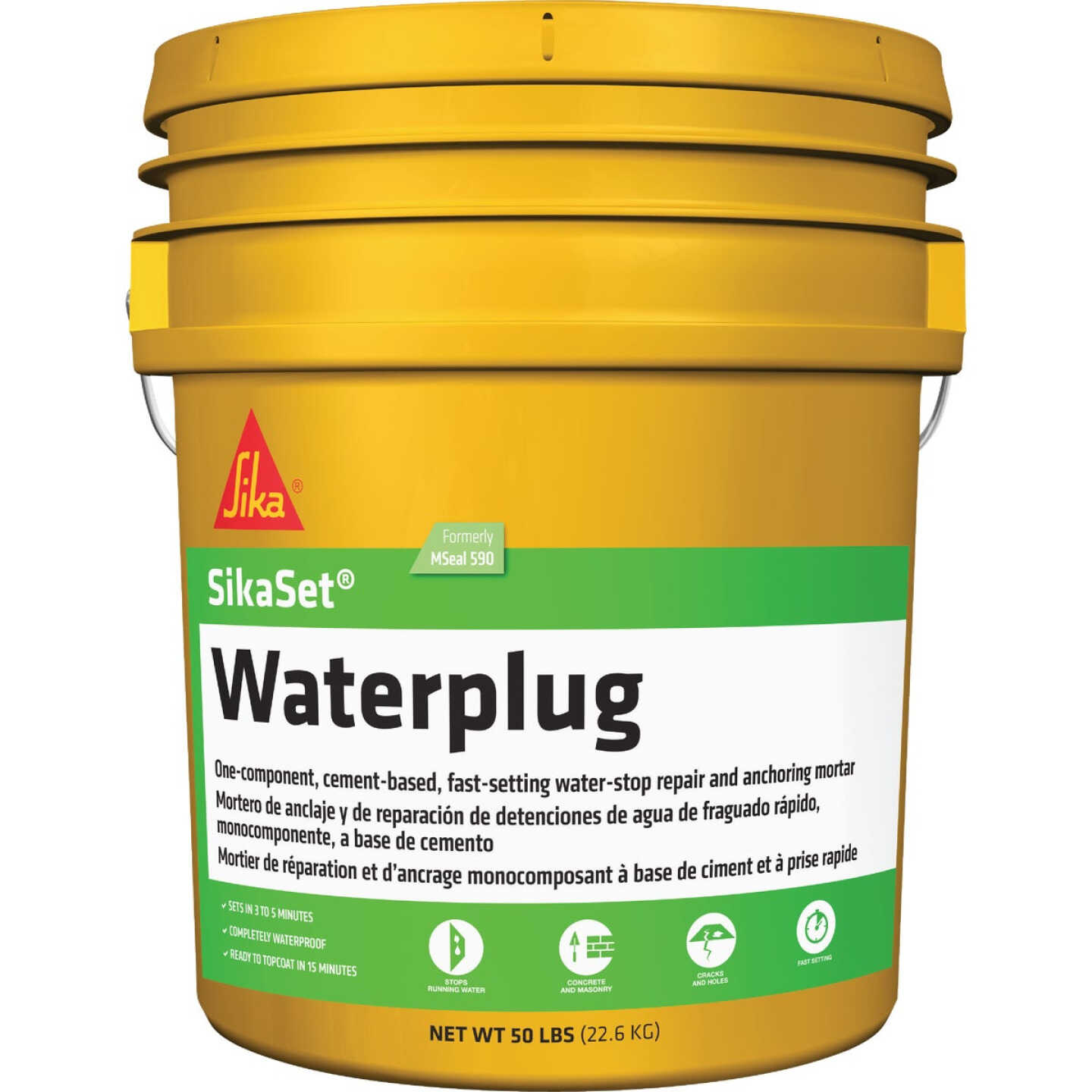 MasterSeal 590 5 Gal. Hydraulic Cement Image 1