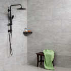 Palisade Wind Gust 25.6 In. x 14.8 In. Waterproof Interlocking Wall Tile (21 Sq. Ft./Case) Image 2