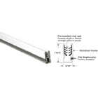 Prime-Line 11/16 In. x 5/16 In. x 72 In. White Universal C Sash Window Frame Image 1