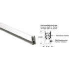 Prime-Line 11/16 In. x 5/16 In. x 72 In. White Universal C Sash Window Frame Image 1