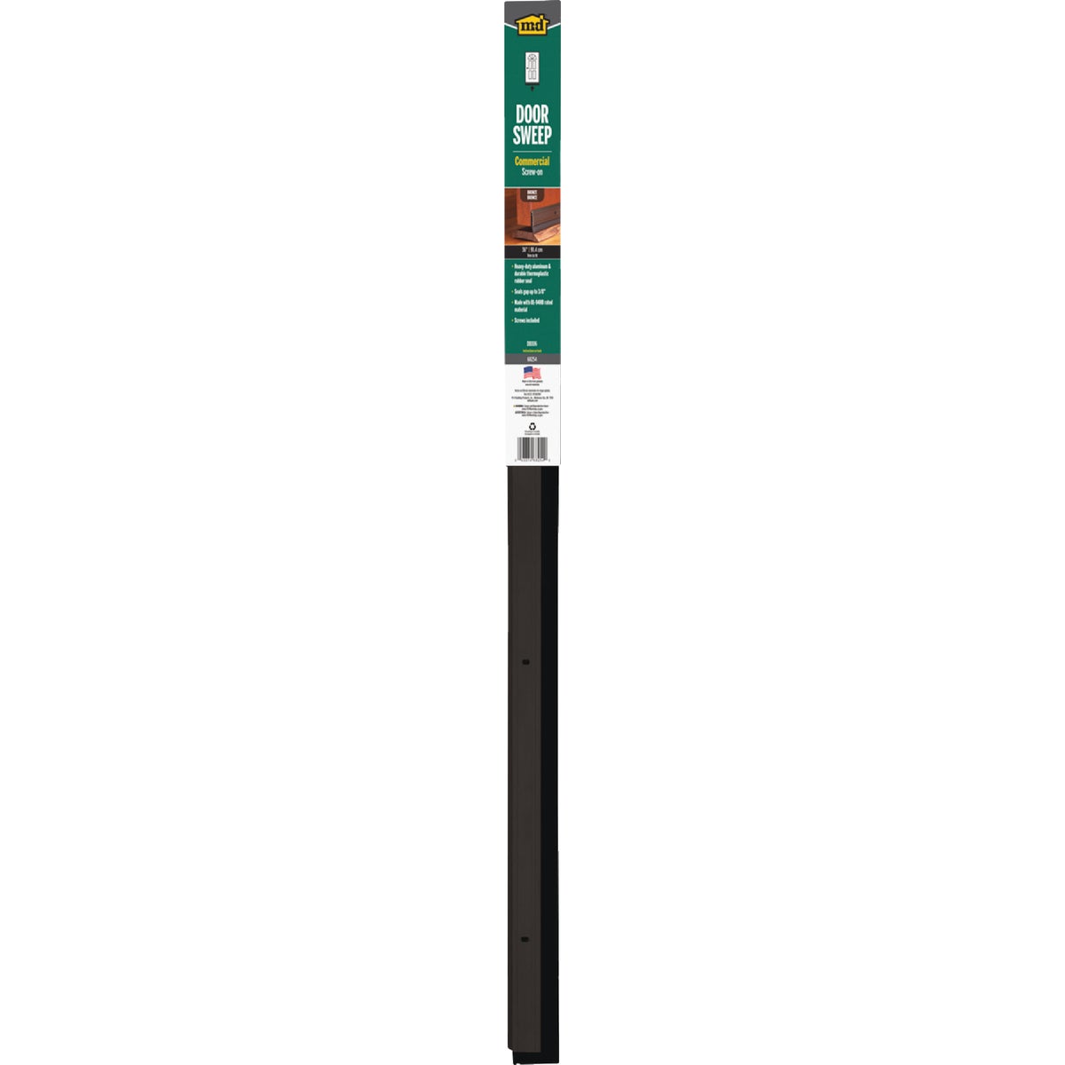 M-D Building Products Ultra 0.25 In. 36 In. Bronze Door Sweep Image 7