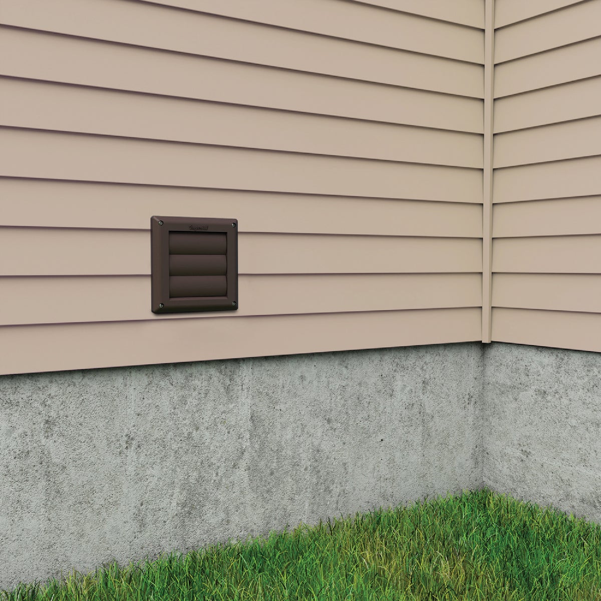 Imperial 4 In. Louvered Vent Cap, Brown Image 3