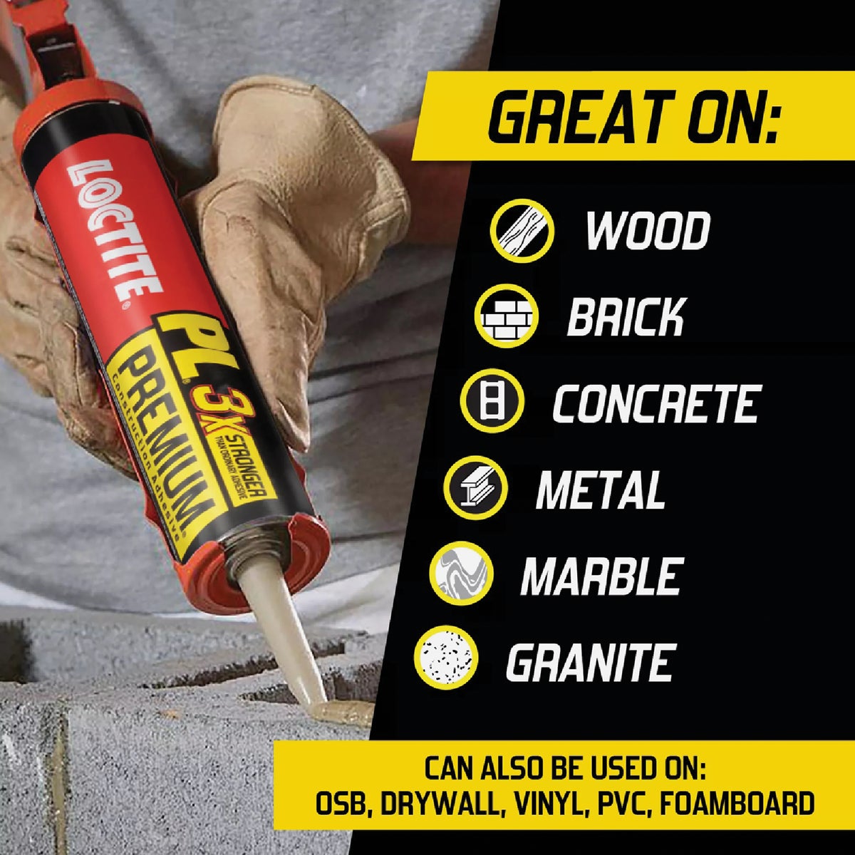 LOCTITE PL Premium 28 Oz. Polyurethane Construction Adhesive Image 5