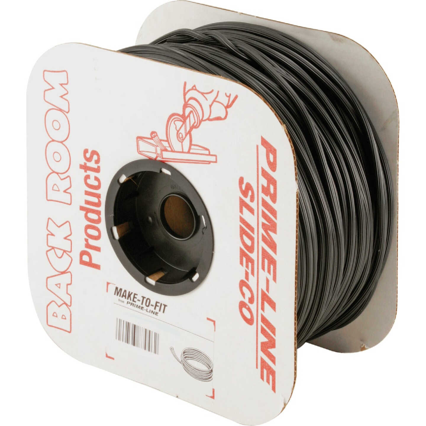 Prime-Line 0.165 In. Dia. x 500 Ft. L. Black Vinyl Screen Retainer Spline Image 1