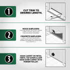 M-D Building Products Satin Brass 1-3/8 In. x 3 Ft. Aluminum Carpet Gripper Image 6