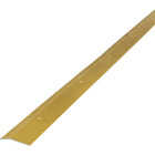 M-D Building Products 7/8 In. X 36 In. Satin Brass Aluminum Carpet Trim with Screw Nails Image 1